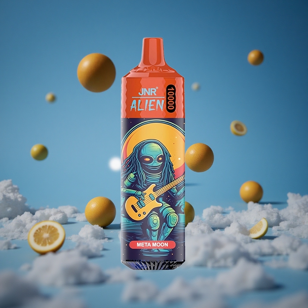 JNR Alien 10000 Puffs بخار Meta Moon سعة بطارية 850mAh وإضاءة LED