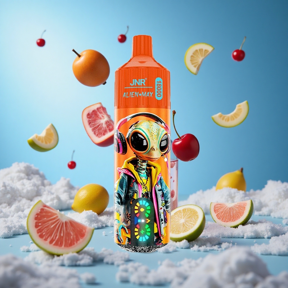 JNR Alien Max 18000 Puffs فيزي تشيري كولا شاشة LED ذكية ونواة مزدوجة