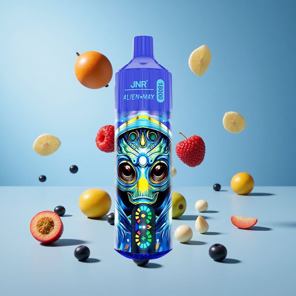 JNR Alien Max 18000 Puffs سيجارة إلكترونية بتوت مختلط وشاشة ذكية ونواة مزدوجة