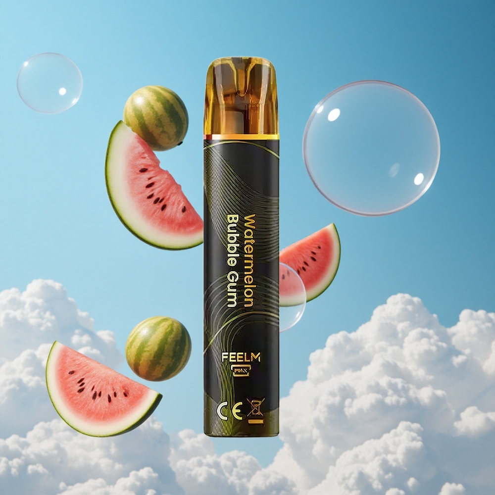 JNR Black&Golden 600+200 نفخة سيجارة إلكترونية صمغ بطيخ