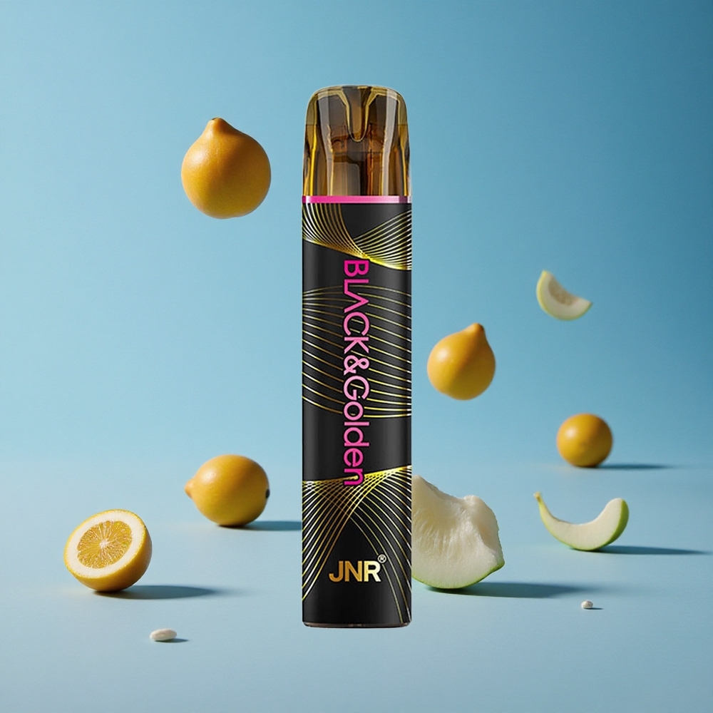 JNR Black&Golden 600+200 Puffs سيجارة إلكترونية 800 نفخة 2% نيكوتين Lady killa