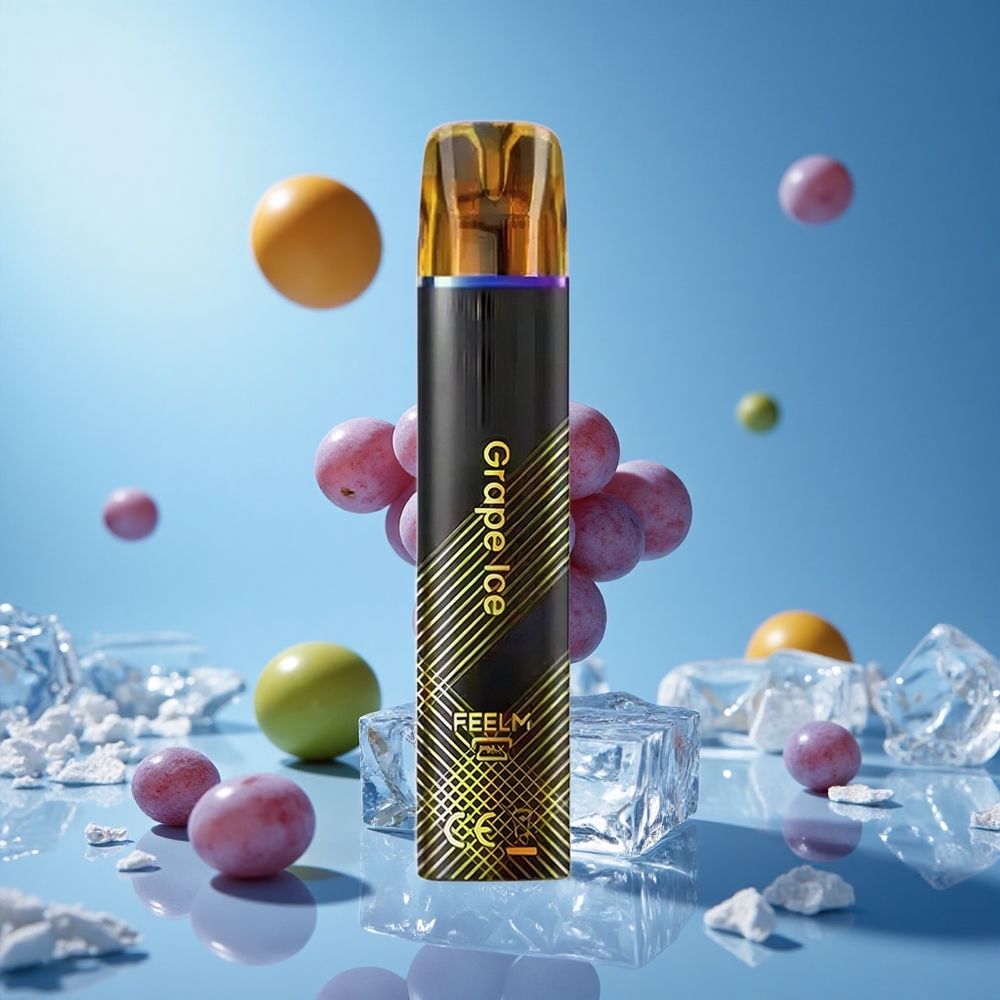 JNR Black&Golden 600+200 Puffs سيجارة إلكترونية عصير العنب المثلج 800 نفخة