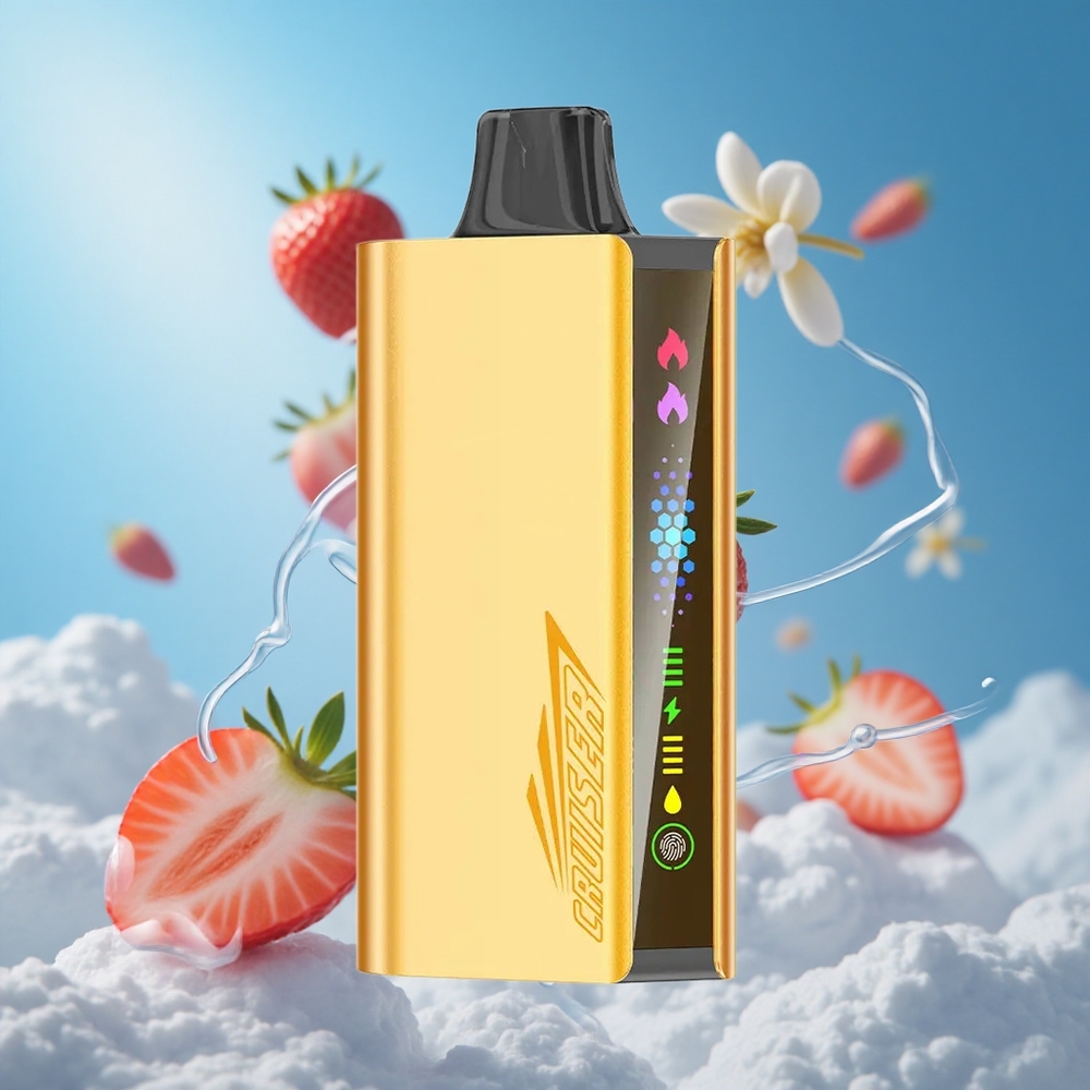 JNR Cruiser 12000 Puffs فيب قابل للتصريف بدون شحن شوكولاتة فراولة شوبا شوبس بشاشة عرض متحركة