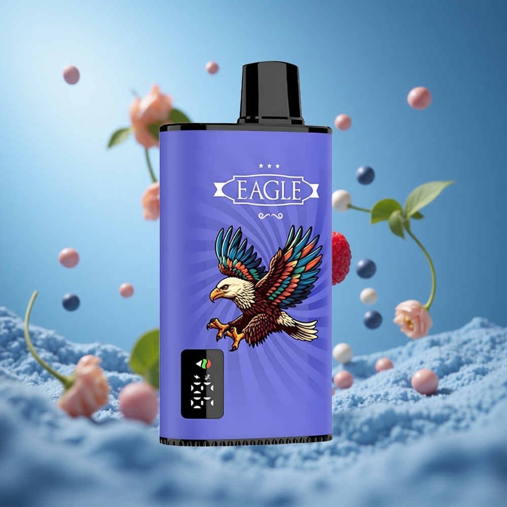 JNR EAGLE Smart 23000 Puffs شاشة رقمية توت أزرق توت أحمر كرز