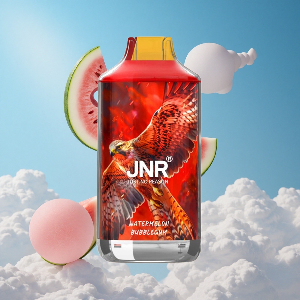 JNR Falcon 16000 Puffs سيجارة إلكترونية بنكهة البطيخ وعلكة مع سعة بطارية 850 مللي أمبير