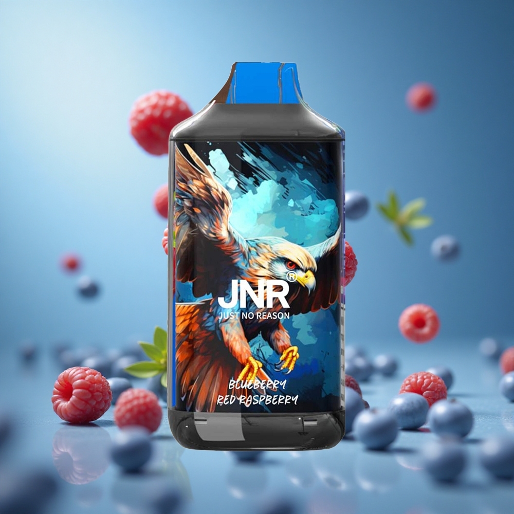 JNR Falcon 16000 Puffs سحلية مزدوجة شبكية توت أزرق وتوت أحمر