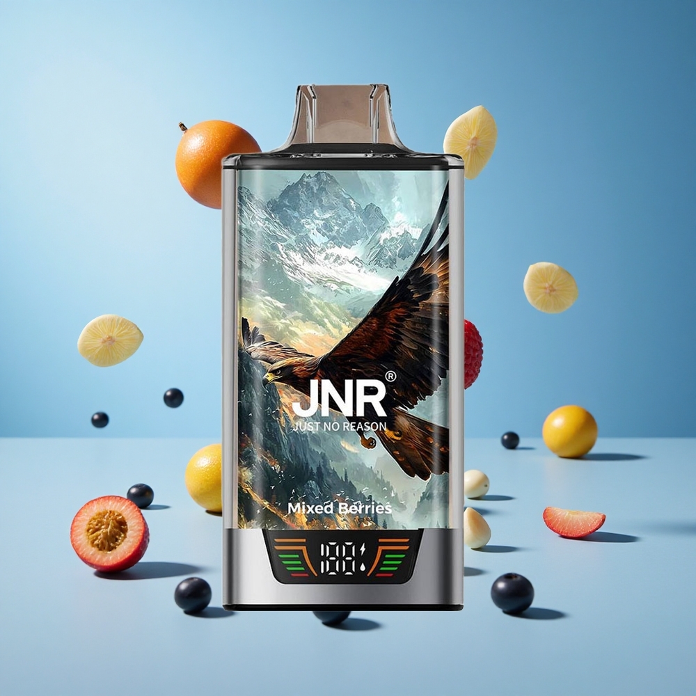 JNR Falcon Pro 28000 سيجارة إلكترونية ذات استخدام لمرة واحدة بنكهة التوت المختلط بسعة 30 مل و 28000 نفخة