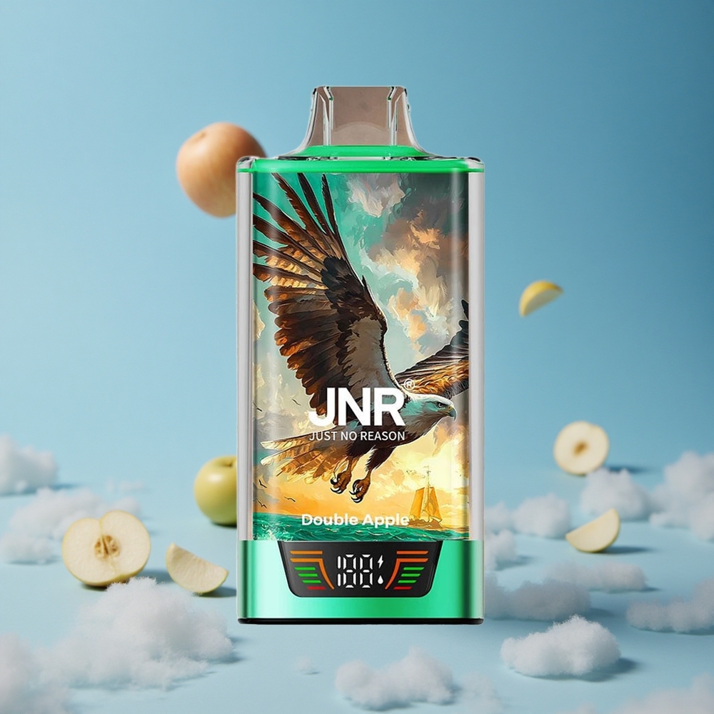 JNR Falcon Pro 28000 سيجارة إلكترونية ذات استخدام لمرة واحدة بتفاحتين بسعة 30 مل وشاشة ذكية