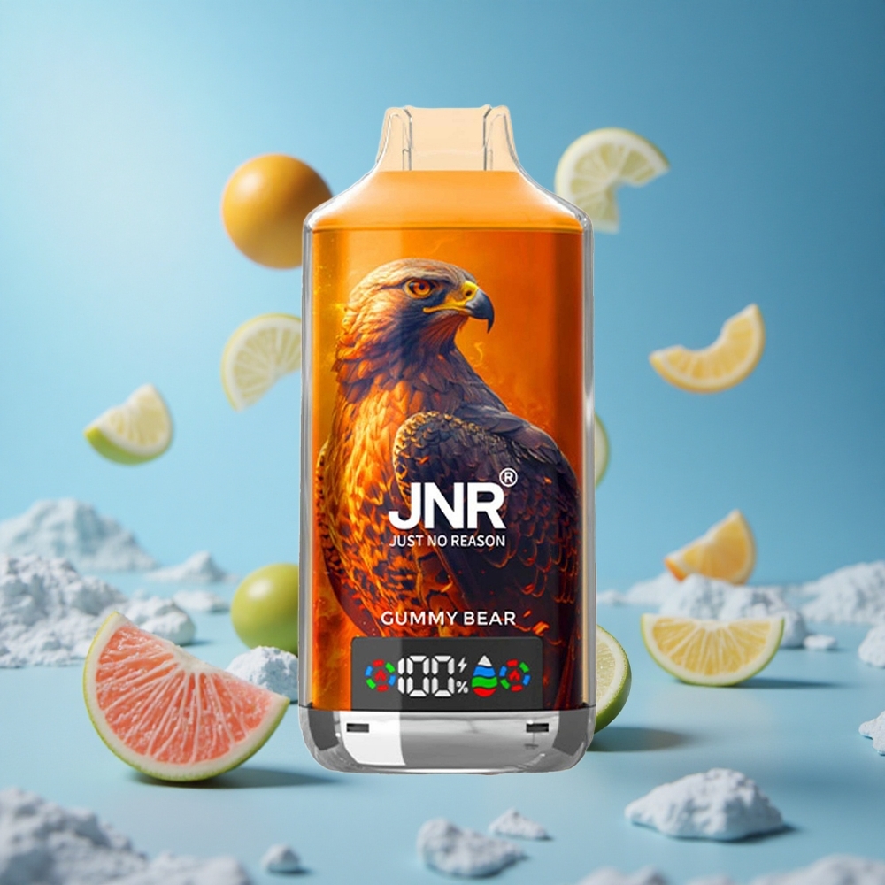 JNR Falcon X 18000 Puffs حلوى الدب الرقمية بشاشة عرض