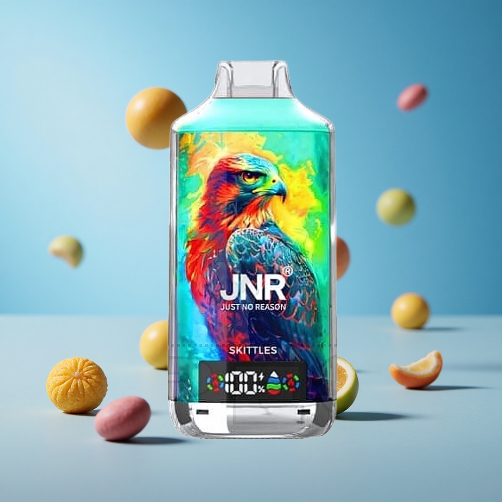 JNR Falcon X 18000 Puffs سكيتلز بشاشة رقمية وشحن سريع Type-C