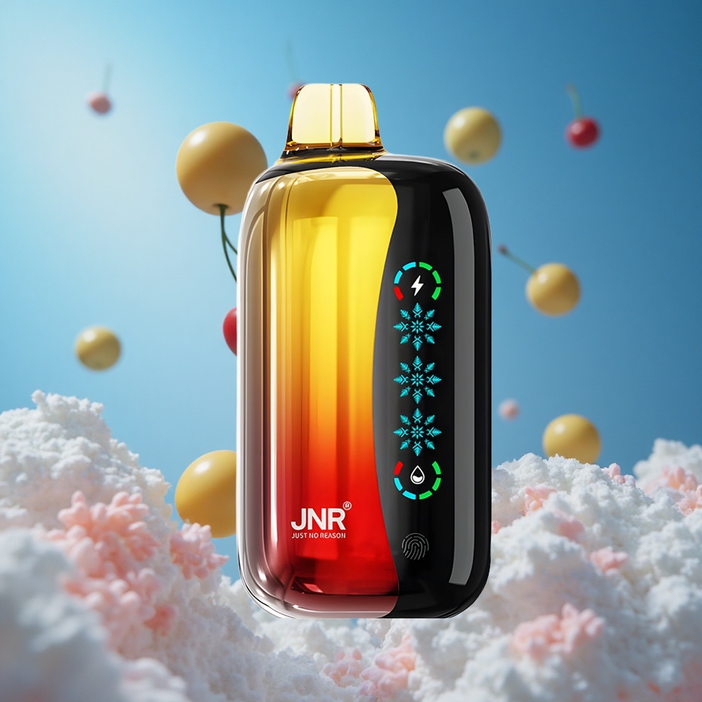 JNR Flex Ice 21000 Puffs ساكب للتخلص منه كرز كولا شاشة لمس وسعة بطارية 1000 مللي أمبير