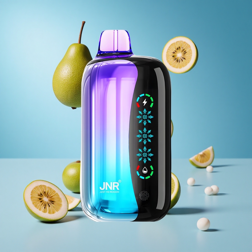 JNR Flex Ice 21000 Puffs سيجارة إلكترونية للاستخدام مرة واحدة كيوي باشن فروت جوافة شاشة لمس