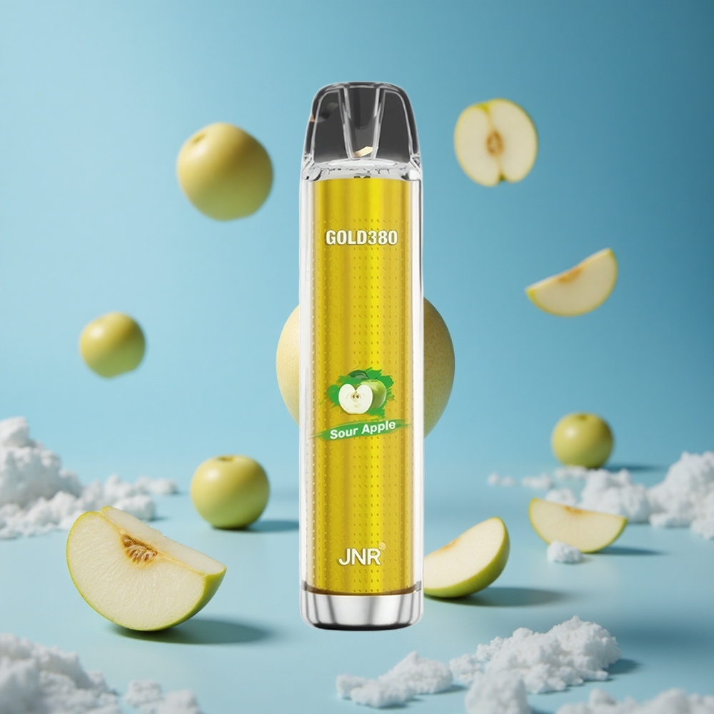 JNR Gold380 6000 نفخة سائل إلكتروني 13 مل تفاح حامض