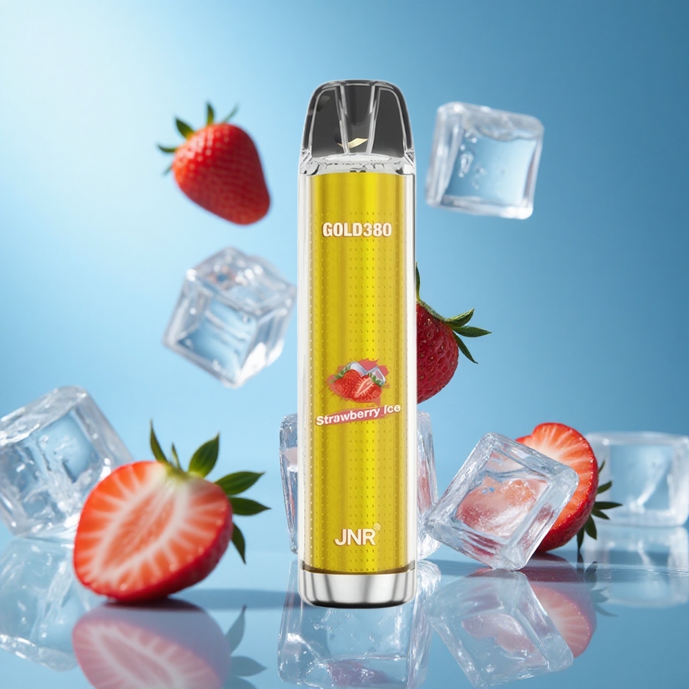 JNR Gold380 6000 Puffs ستروبيري آيس سعة سائل 13مل