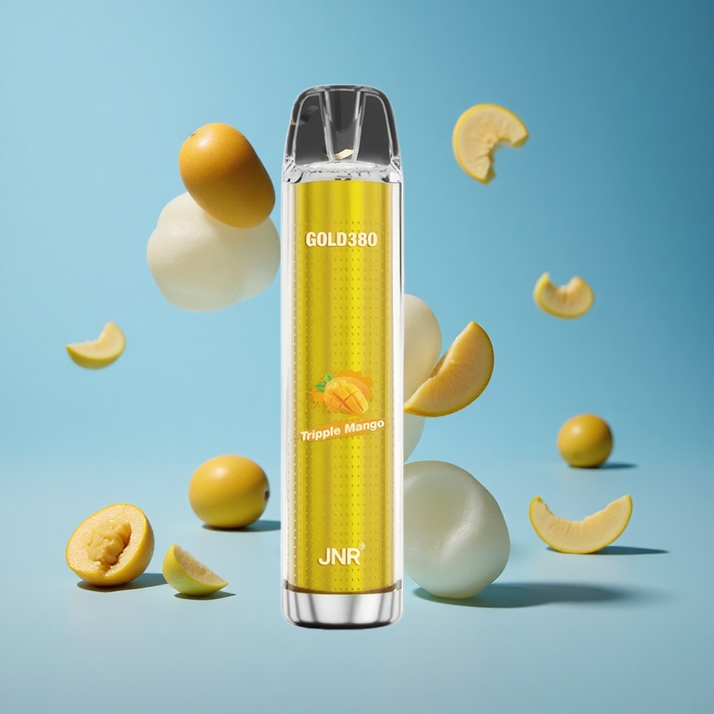 JNR Gold380 6000 Puffs سيجارة إلكترونية مانجو ثلاثي بسعة 13مل