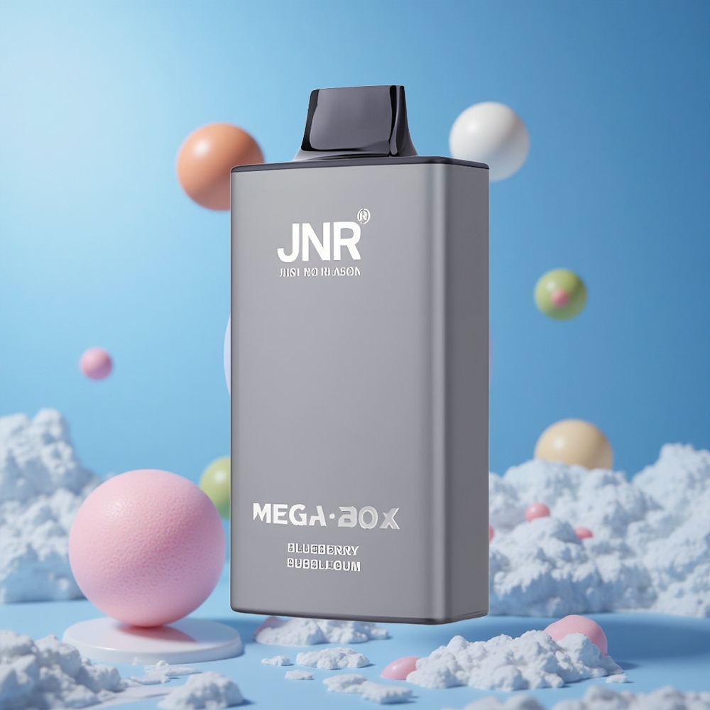 JNR Mega Box 25000 Puffs سعة سائل 30مل نكهة توت علكة زرقاء