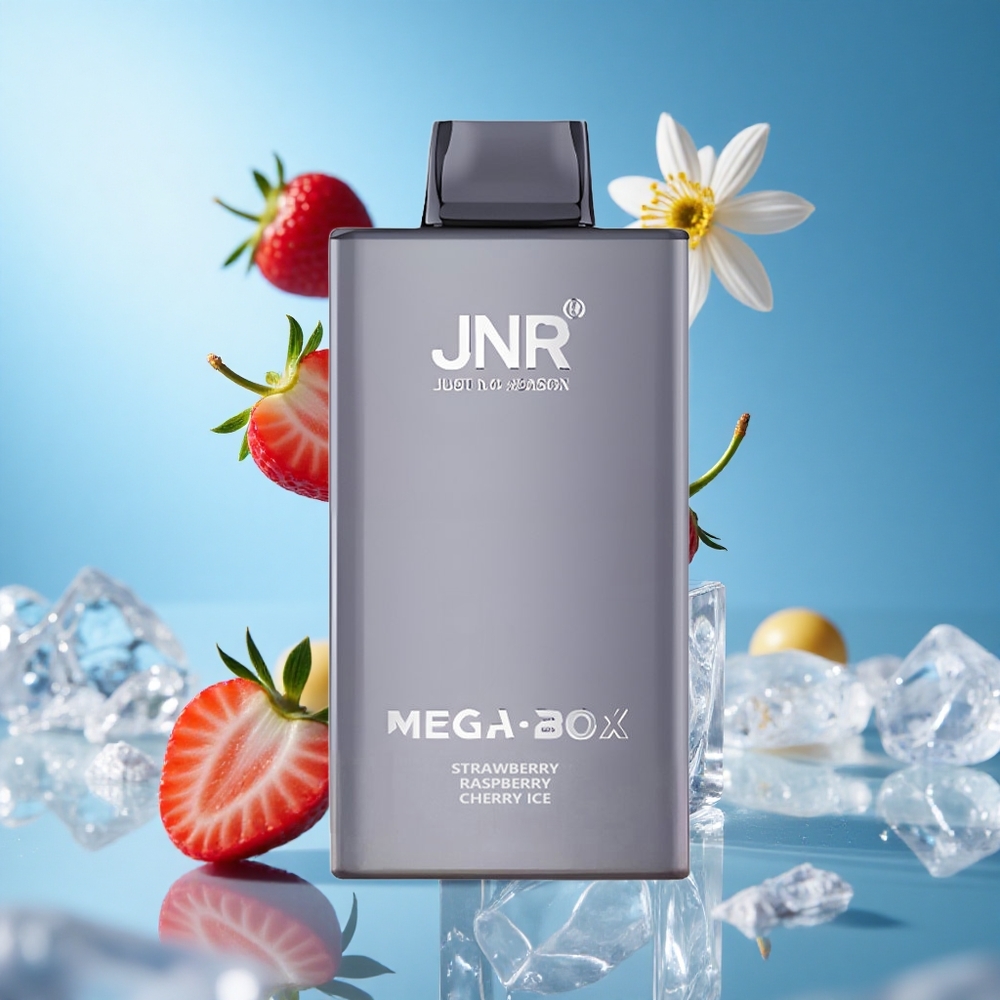 JNR Mega Box 25000 Puffs 30مل سعة سائل فراولة توت أحمر آيس