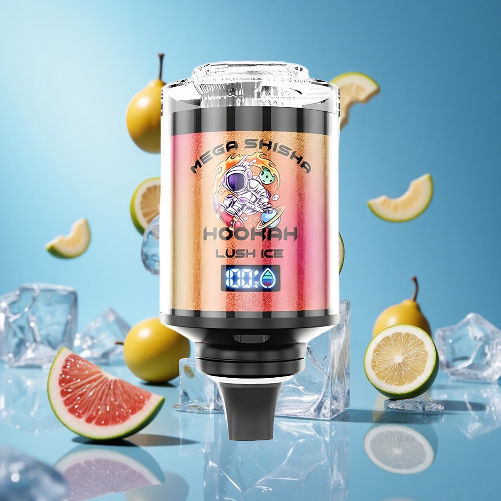 JNR Mega Shisha Hookah 100K توافق سطح المكتب سعة سائل 60مل ثلج مورق