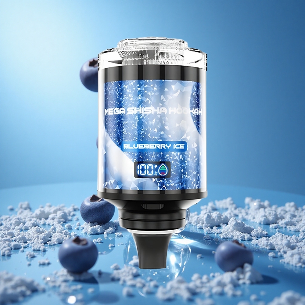 JNR Mega Shisha Hookah 100K توافق سطح المكتب توت أزرق مثلج شاشة ذكية تفاعلية