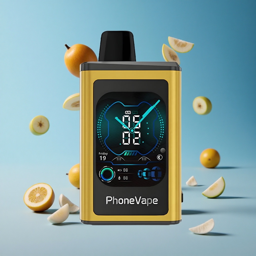 JNR PhoneVape 30000 نفخة بخاخ إلكتروني مع شاشة كاملة وبطارية 850mAh قابلة لإعادة الشحن