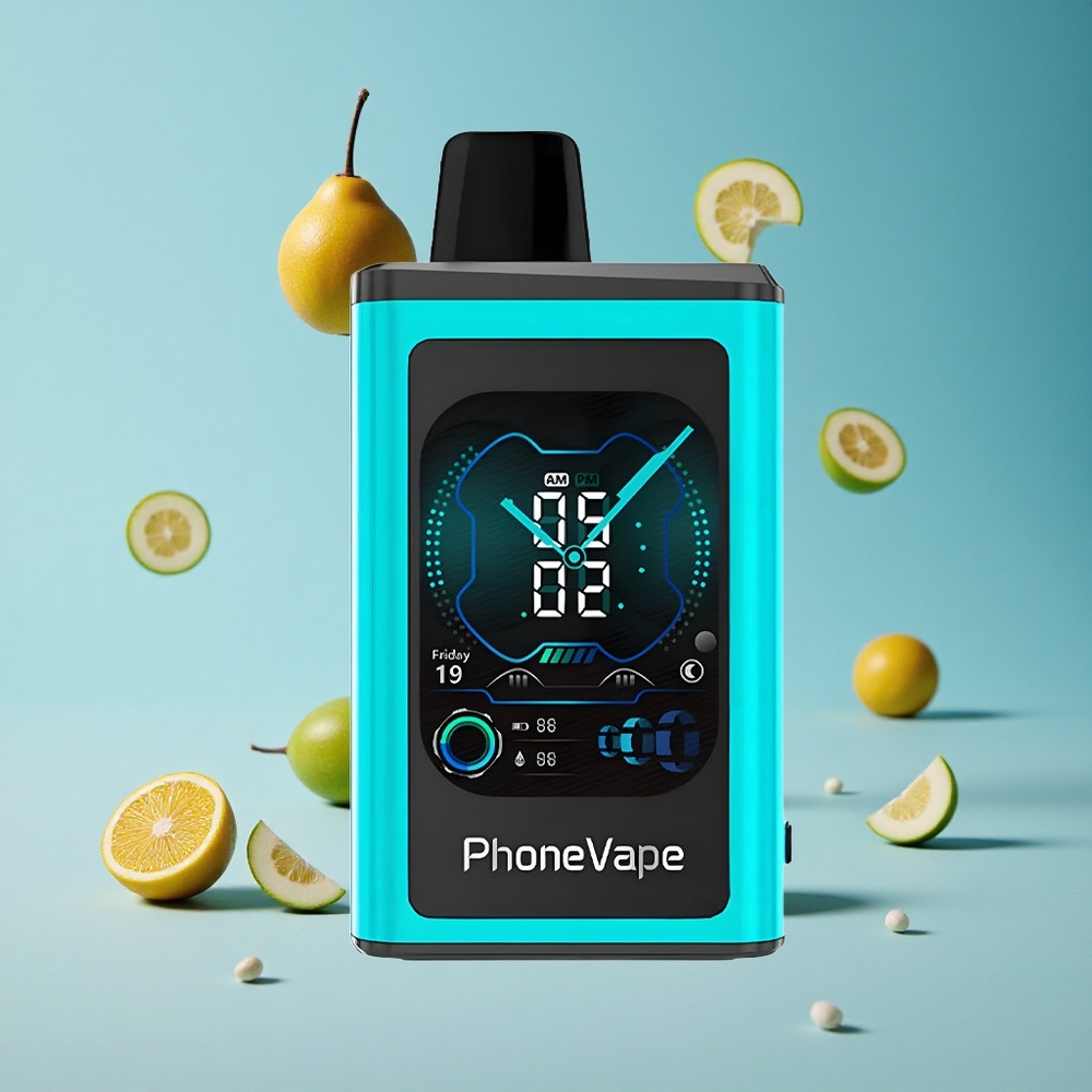 JNR PhoneVape 30000 نفخة سيجارة إلكترونية نعناع ميامي بطارية 850mAh قابلة للشحن