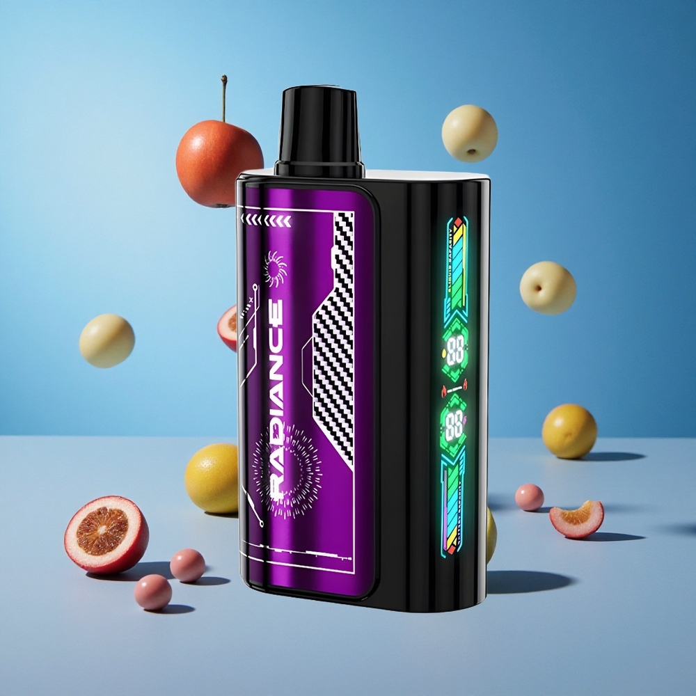 JNR Radiance 31000 Puffs سجارة إلكترونية بتقنية Dual Mesh Coil بنكهة التوت الأزرق والكرز