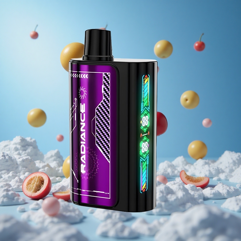 JNR Radiance 31000 Puffs سكران بري (كرزي وتوت) بشاشة ذكية متحركة