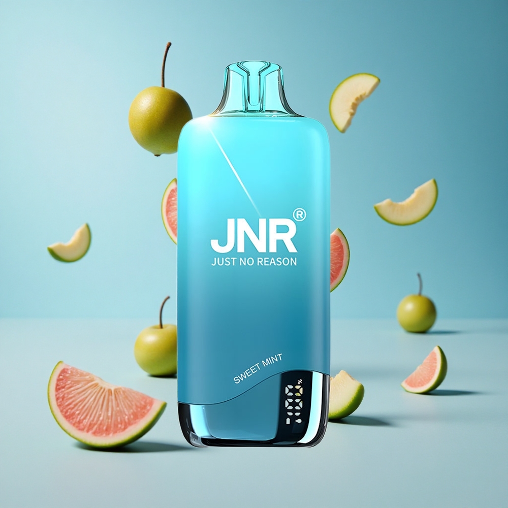 JNR Rainbow 10500 نفخة سيجارة إلكترونية قابلة للتصريف بنكهة النعناع الحلو مع سعة بطارية 600 مللي أمبير