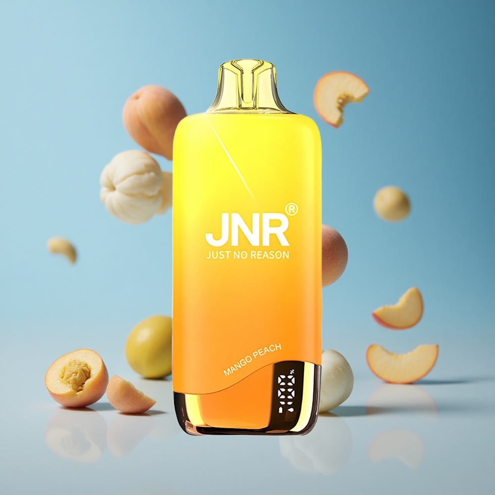 JNR Rainbow 10500 Puffs سيجارة إلكترونية للاستخدام مرة واحدة مانجو خوخ مع 18 مل خزان سائل وبطارية 600 مللي أمبير