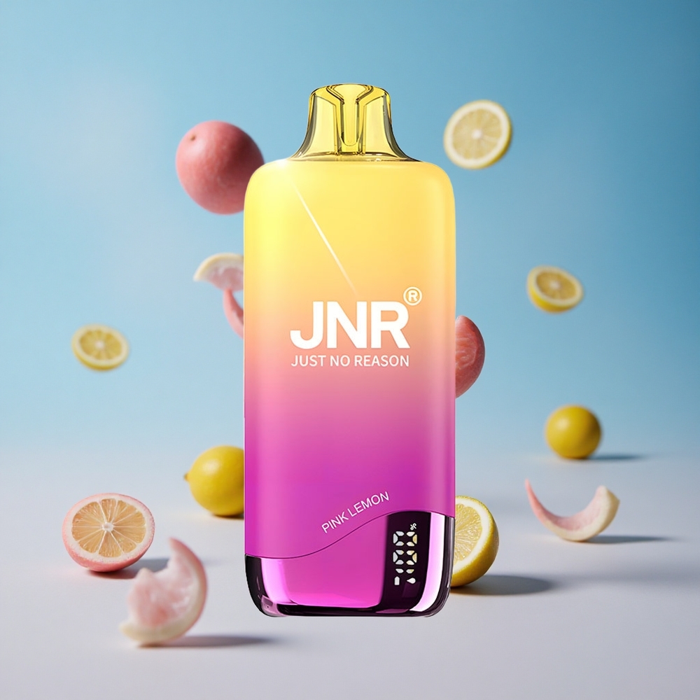 JNR Rainbow 10500 Puffs بخاخ الليمون الوردي سعة 18 مل