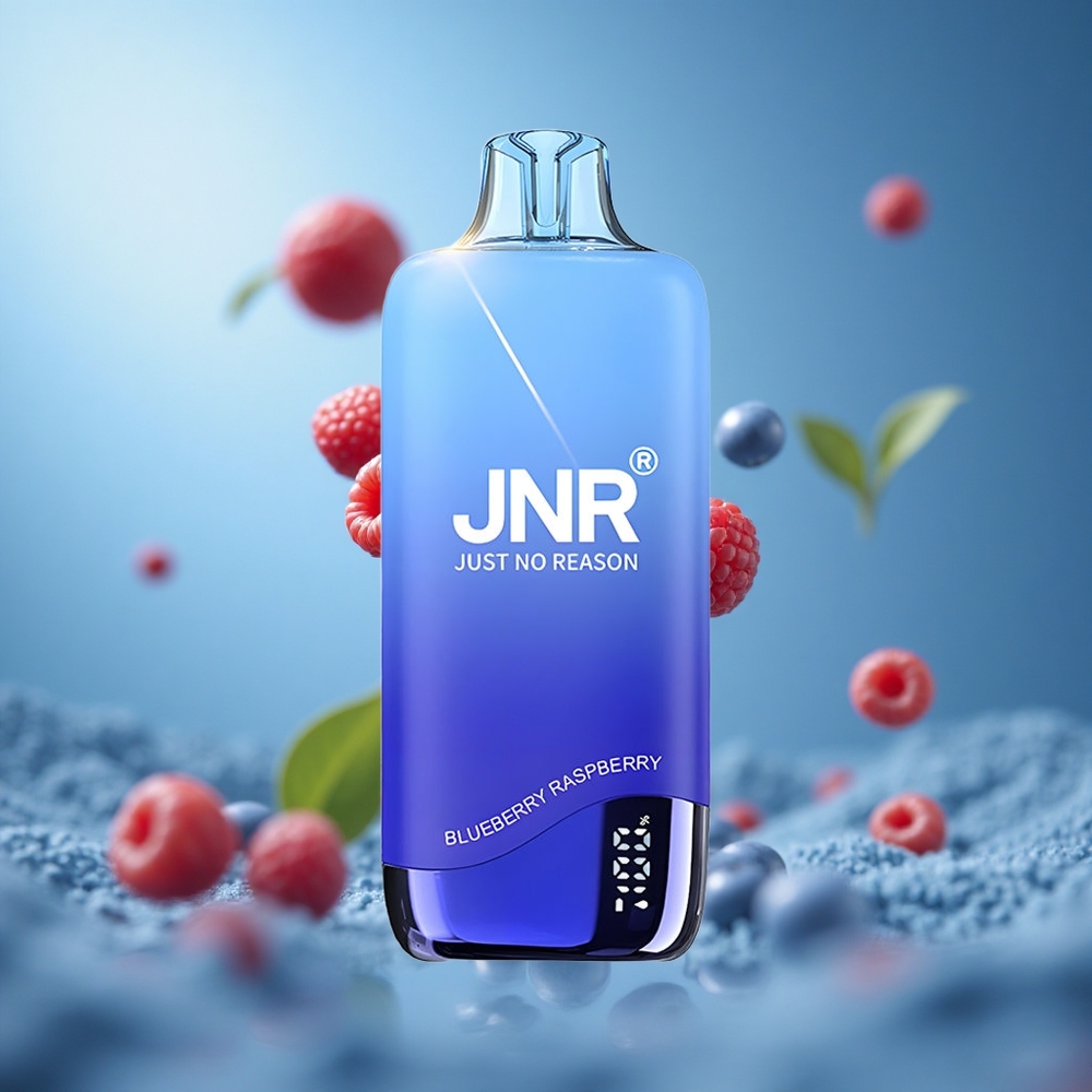 JNR Rainbow 10500 Puffs سحابة التوت الأزرق والتوت الأحمر مع بطارية 600mAh وخزان 18ml