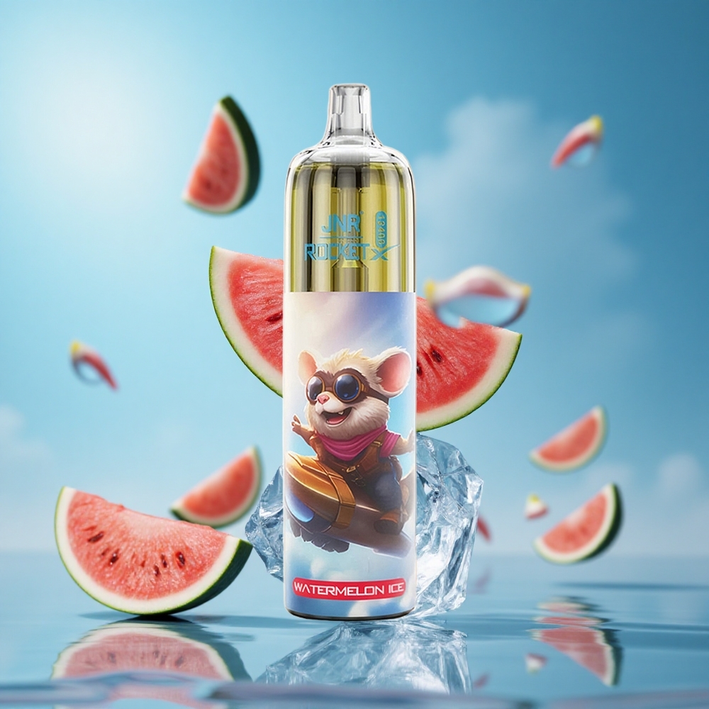 JNR Rocket-X 12400 Puffs تبخير قابل للتعديل بطارية 850mAh بنكهة البطيخ المثلج