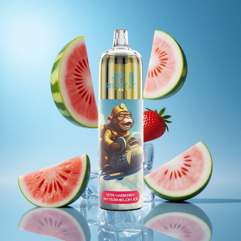 JNR Rocket-X 12400 Puffs تعديل تدفق الهواء فراولة بطيخ مثلج