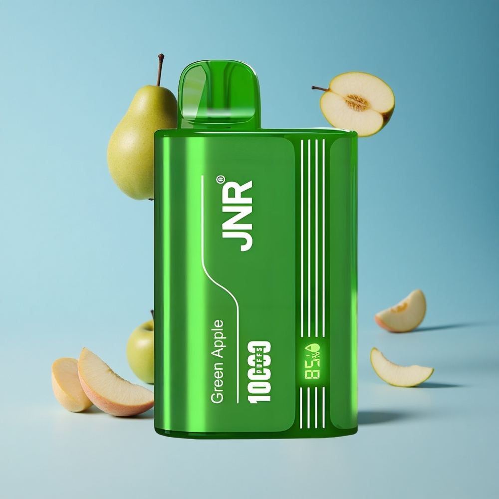 JNR Tank 10000 Puffs تفاح أخضر خوخ إجاص شاحن نوع-C