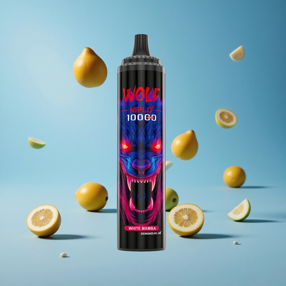 JNR Wolf Niplo 10000 Puffs أفاعي بيضاء شبكة 1.0 أوم