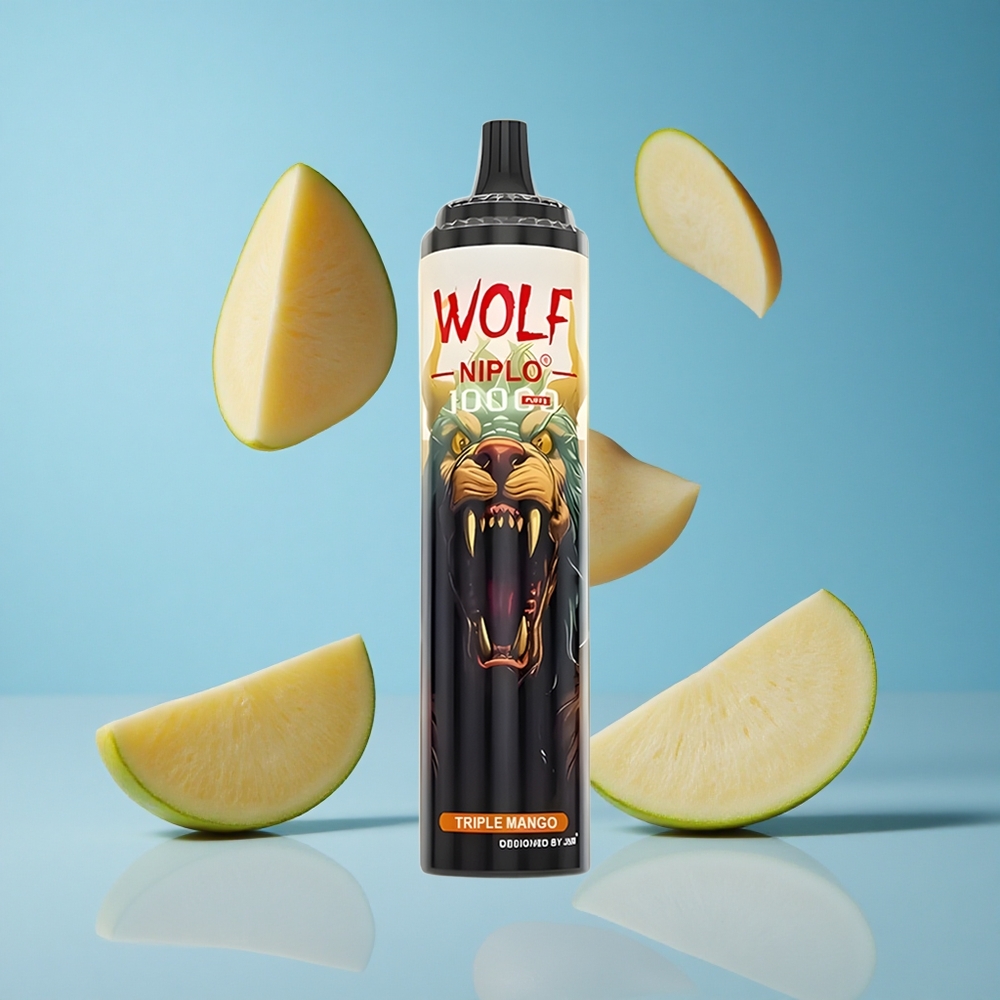 JNR Wolf Niplo 10000 Puffs مانجو ثلاثي سعة سائل 20مل