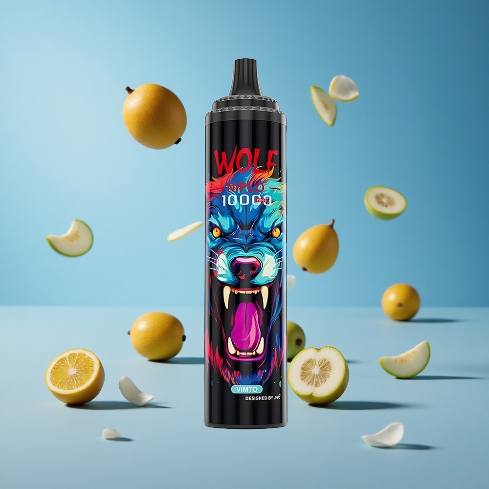 JNR Wolf Niplo 10000 Puffs سعة سائل إلكتروني 20 مل بنكهة فيمتو