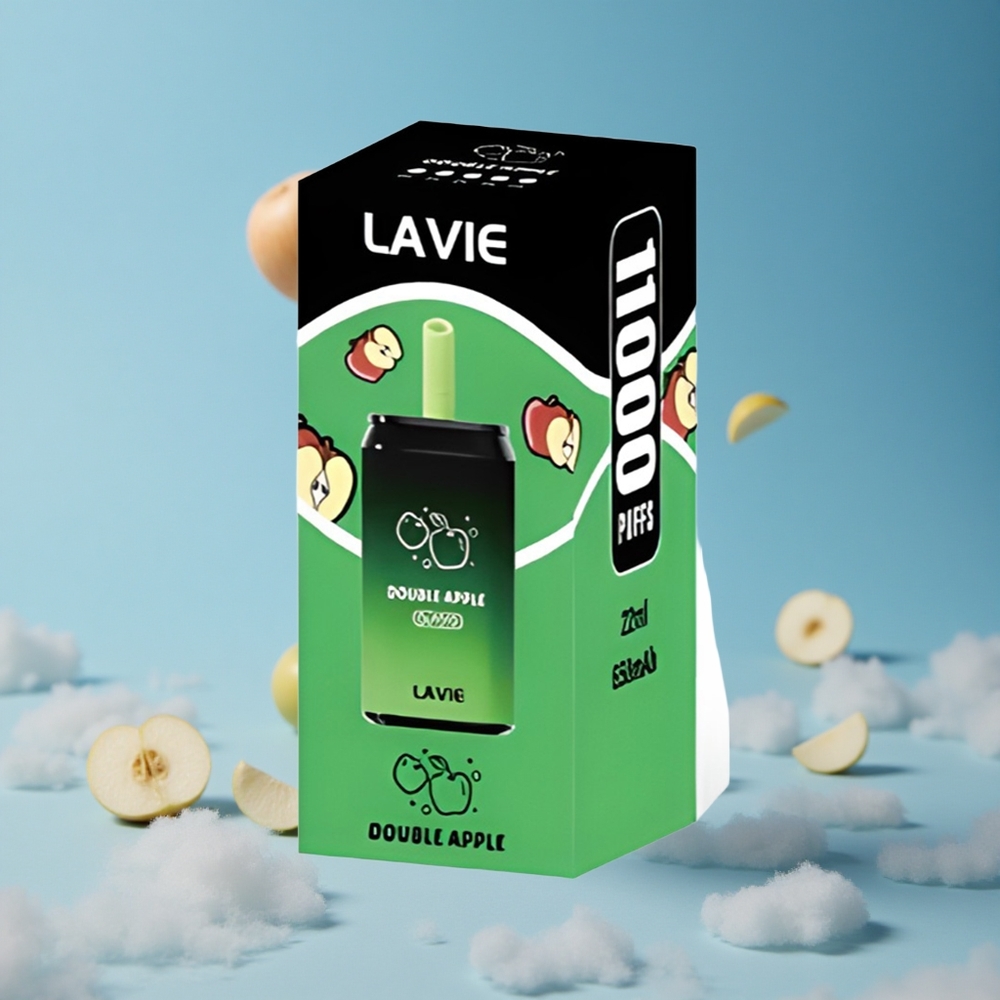 LAVIE Aurora 11000 Puffs تفاحتين مزدوجة سعة 22ML شاحن Type-C