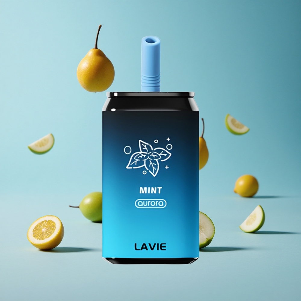 LAVIE Aurora 11000 Puffs نعناع سعة سائل 22مل وبطارية 650 مللي أمبير