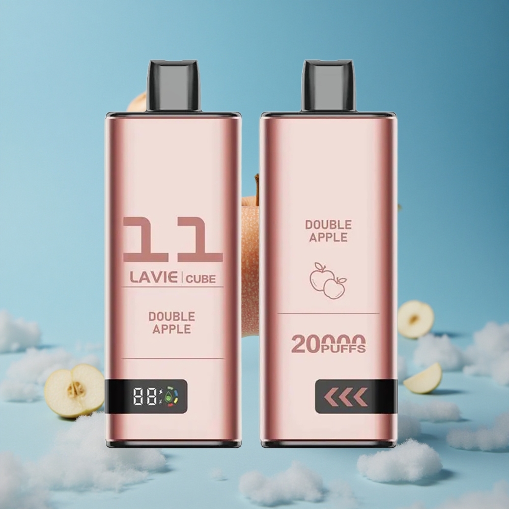 Lavie Cube 20000 Puffs سيجارة إلكترونية قابلة للتصرف تفاحتين 28ML Type C