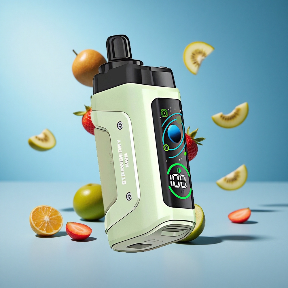 Razz Bar 45000 Puffs سحبة مشبك 1.0 أوم فراولة كيوي