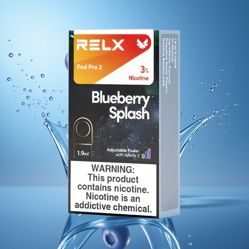 RELX Pod Pro 2 نكهة التوت البري سبلاش سعة 1.9مل