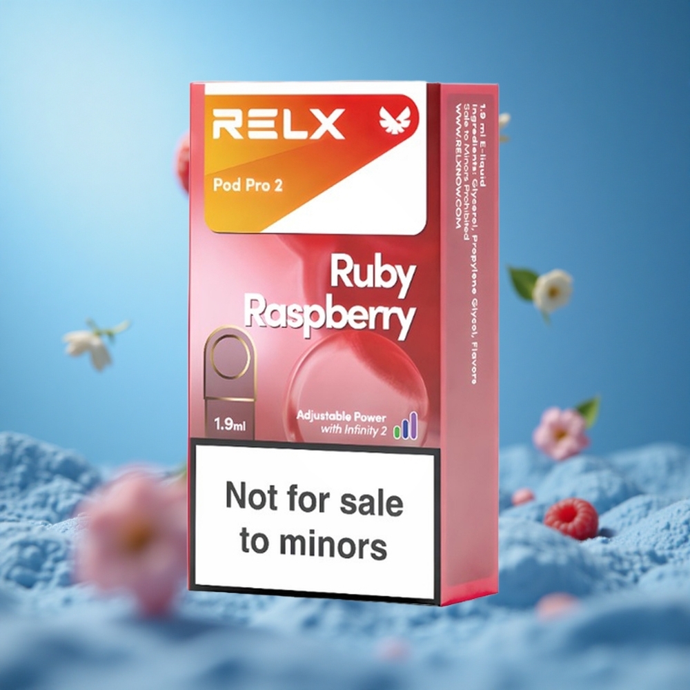 RELX Pod Pro 2 جهاز تبخير توت أزرق بسعة 1.9 مل و 600 نفخة