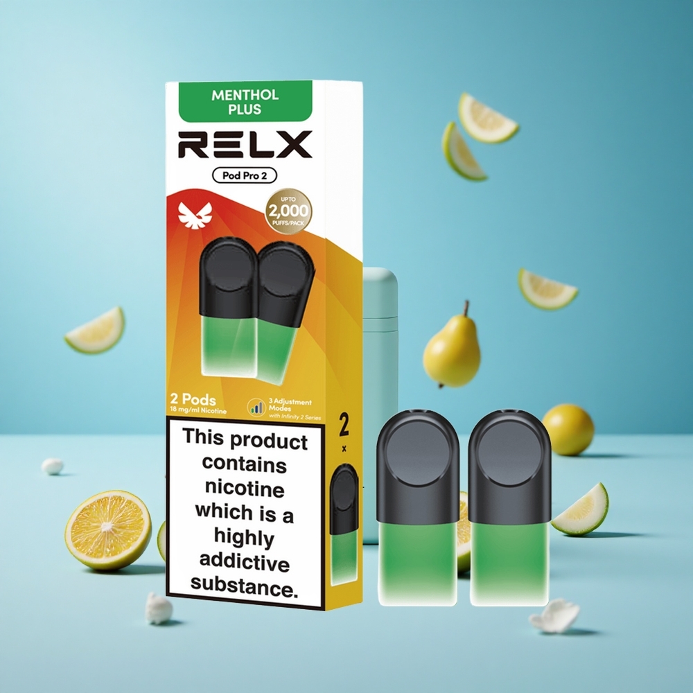 RELX Pod Pro 2 نعناع-منثول بلس سعة 1.9مل 600 نفخة