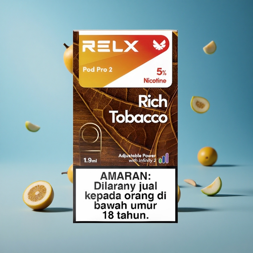 Relx Pod Pro 2 جهاز تبغ غني سعة 1.9 مل مع 600 نفخة