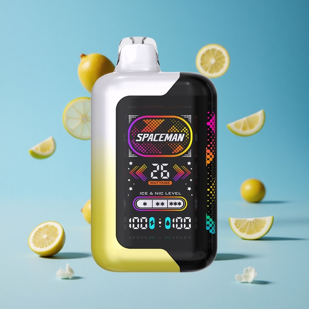 SMOK SPACEMAN SP40000 سيجارة إلكترونية للاستخدام مرة واحدة ليمون بوب بشاشة 2.28 بوصة LED